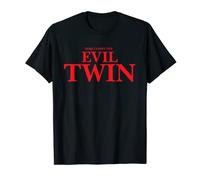 Here Comes The EVIL TWIN T-shirt divertente Twin Tee, Funny Twins Maglietta