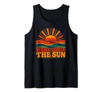 Here Comes The Sun Fun Summer Sunrise - Grafica Artistica retrò Canotta