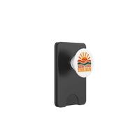 Here Comes The Sun Fun Summer Sunrise - Grafica artistica retrò PopSockets PopWallet per MagSafe