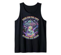 Here for The Cats Humans Are Stran Alien UFO Design Canotta