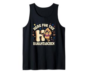 Here for The Hamantaschen Purim Festival Ebraico Divertente Canotta