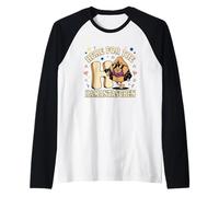 Here for The Hamantaschen Purim Festival Ebraico Divertente Maglia con Maniche Raglan
