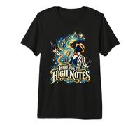 Here for The High Notes Tenore Barbershop Maglietta Premium