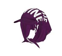 Here for Wine Bandana Cappello da baseball da donna con visiera e sciarpa attaccata, cappello estivo leggero da sole per viaggi, spiaggia all'aperto