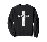 Here I am Send Me Isaia 6:8 - Christian Faith Tshirt Felpa