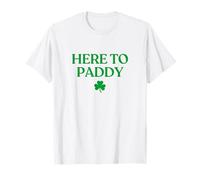 Here To Paddy Shirt Funny St Patricks Day Irish Maglietta