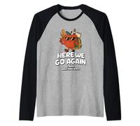 Here We Go Again I Mean Bentornato Insegnante Studente Divertente Maglia con Maniche Raglan