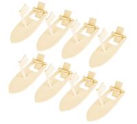 Herefun 8 Pezzi Mini Legno Giocattolo Barca, Barca a Vela in Legno, Barche Giocattolo Incompiuto, Giocattolo Educativo Barca Regalo Fai da Te per Bambini Che Dipingono Imbarcazioni (Barca)