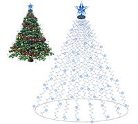 Herefun Luci di Natale, 16 * 2M 400 LEDs Luci Decorazione Natale per Albero, Luci Natale Fata Filo di Rame Luci con 8 Modalità, IP44, Luce Catena Decorare per Albero di Natale, Feste, Giardino