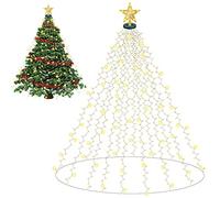 Herefun Luci di Natale, 16 * 2M 400 LEDs Luci Decorazione Natale per Albero, Luci Natale Fata Filo di Rame Luci con 8 Modalità, IP44, Luce Catena Decorare per Albero di Natale, Feste, Giardino