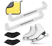 Herefun Protezioni per Lame per Pattini da Ghiaccio, Copri Lame di Pattini Regolabile, Coprilame per Pattinaggio di Protezione per Pattini, Protettiva per Hockey o Pattinaggio Artistico