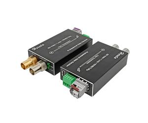 Hereta Mini prolunga video 3G-SDI con uscita in loop SDI 1080P 3G-SDI Fibra Convertitore Estensione distanze fino a 20 km su ricetrasmettitore ottico monomodale con taccamento o inversione RS485