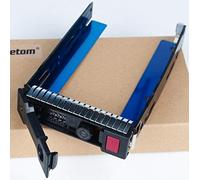 Heretom 3,5" Vassoio per Disco Rigido SSD LFF SAS SATA Tray Caddy per HP Proliant DL380 DL360 ML350 ML110 Gen10 G10 Con Chip Hot-Swap (NON per vassoio 2,5")