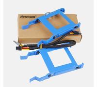 Heretom - Confezione da 2 Supporti 2,5 Pollici per SSD da 2,5" X9FV3 HDD Vassoio Tray Caddy per Dell Optiplex 3040 3046 5040 7040 MT Vostro Inspiron 3650 3655 con 1 cavo GP2JM