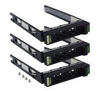 Heretom Gabbia HDD da 2,5" per server Fujitsu Primergy RX2530/RX2540 M1-M5, interfaccia SATA/SAS, con viti, 3 pezzi