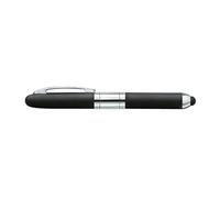 Heri 4321M - Penna a sfera con timbro e penna per un touch screen - nero