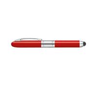 Heri 4374M - Penna a sfera con timbro e penna per touch screen, colore: Rosso