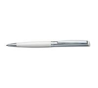 Heri 6251M - Penna a sfera con timbro, colore: Bianco