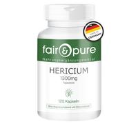 Hericium 650 mg 120 capsule polvere di funghi ad alto dosaggio fungo vitale V...
