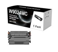 HERIFAM W9024MC Cartuccia di Toner (con Chip) Sostitutiva per HP LaserJet Managed MFP E42540 E40040 Stampante, Ad Alto Rendimento Toner Nero 3000 Pagine,Black-1 Pack