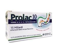 HERING S.R.L.- 3 X PROLAC 10 FERMENTI LATTICI 15 MILIARDI 10 FLACONI DA 8 ML