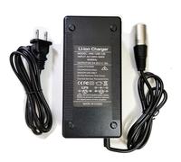 HERISKEER [Compatibilità verificata] 54,6 V 3 A caricabatterie rapido XLR a 3 pin per Heybik-e Mars Ranger da 48 V, Ridstar Q20, Q20 Pro, H20 Pro H26 Pro, Ecotric Hammer 48 V Fat, Rad Power, Raleigh