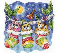 Heritage BFCH1587-E - Set per punto croce con motivo "canzone natalizia", 10,5 x 10,5 cm