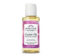 Heritage - L'olio di ricino di palma christi esano-libero - 2 once fluide