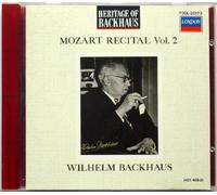 HERITAGE OF BACKHAUS - MOZART RECITAL VOL.2 - FANTASIA IN C MINOR K 475 , PIANO SONATA NO.14,10 & RONDO IN A MIJOR K.330- DECCA / JAPAN
