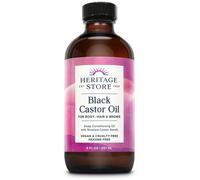 Heritage Store - Olio di ricino nero, 8 oz