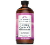 Heritage Store, olio di ricino biologico, 473 ml