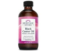 Heritage Store - Olio di ricino nero, 8 oz