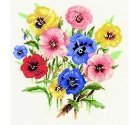 Heritage VPPP699-E - Set per punto croce, con motivo contato, 17,5 x 19 cm