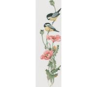Heritage VPSP542-E - Set per punto croce, motivo: Serenade in rosa, 9 x 34,5 cm