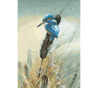Heritage WHLF737-E - Set per punto croce, motivo "Piccolo pescatore (L), 20 x 28 cm
