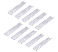 HERKINDNESS 10 Pezzi Barra Din, 20 X 3,5 X 0,75 cm Guida Din, Guida Din in Alluminio, per Interruttori, Relè, Terminali