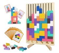 HERKINDNESS Tetris, Colore Tetris Gioco per Bambini, 31,5 X 19,8 cm Montessori Jigsaw Rompicapo, con Un Design a Fessura Adatto a Ristoranti per Famiglie, Asili Nido e Camere dei Bambini