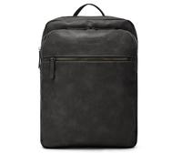 HERLING Zaino uomo/donna MAHLER pelle PU vintage classico (Anthracite Grey)