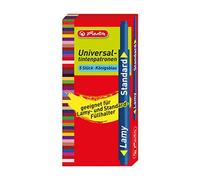 Herlitz 10435378 universalpatrone, 5 pezzi in scatola di cartone