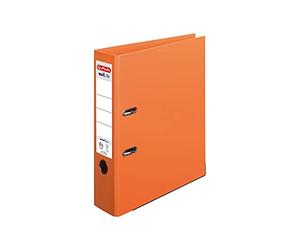 Herlitz 10834471 ring binder - ring binders (Orange, Polypropylene (PP), A4)