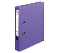 Herlitz 10834729 - Raccoglitore maX.file protect+, formato A4, rivestito in pellicola piena, 5 cm viola.