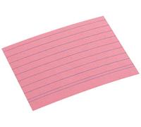 Herlitz 10836278 - Cartoncini formato A8, a righe, 100 pezzi, 2 pezzi, colore: Rosa
