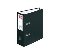 herlitz 10842300 - Raccoglitore maX.file protect, formato A5, altezza dorso: 8 cm, rivestimento in pellicola di polipropilene, 10 pezzi, colore: Nero