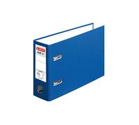 herlitz 10842359 - Raccoglitore maX.file protect, formato A5, orizzontale, larghezza dorso: 8 cm, rivestimento in pellicola di polipropilene, 10 pezzi, colore: Blu