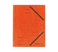 Herlitz 10843878 con lembi in colorspan con elastico, formato A4, colore: arancione