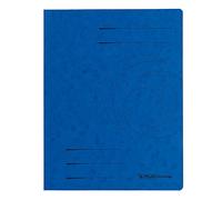 Herlitz 10843928, cartella con lembi, formato A4, 3 lembi, colorspan, 25 pezzi, colore arancione Blau
