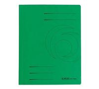 Herlitz 10902906 Classificatori A4 in cartone, 1 pz, Verde
