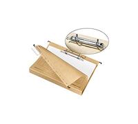 Herlitz 10903045 - Cartellina sospesa A4, con meccanismo ad anelli e fondo in cartone rigido, 8 pezzi