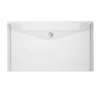 Herlitz 10917524 cartellina Euro Folio, DIN A4 Bianco/Trasparente