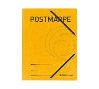Herlitz 11255593 - Cartella portadocumenti A4 con elastico, 1 pezzo, colore: Giallo